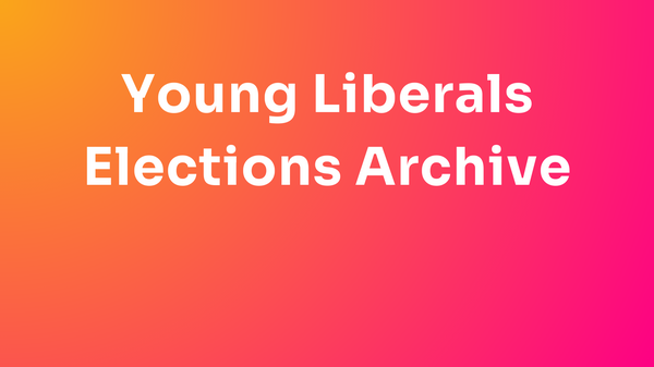 Young Liberals Elections Archive