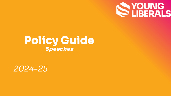 Policy Guide Speeches  2024-25