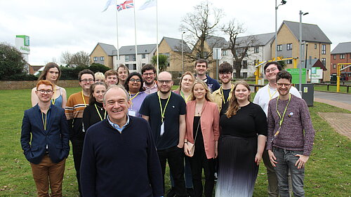 Ed Davey with our Exec Members
